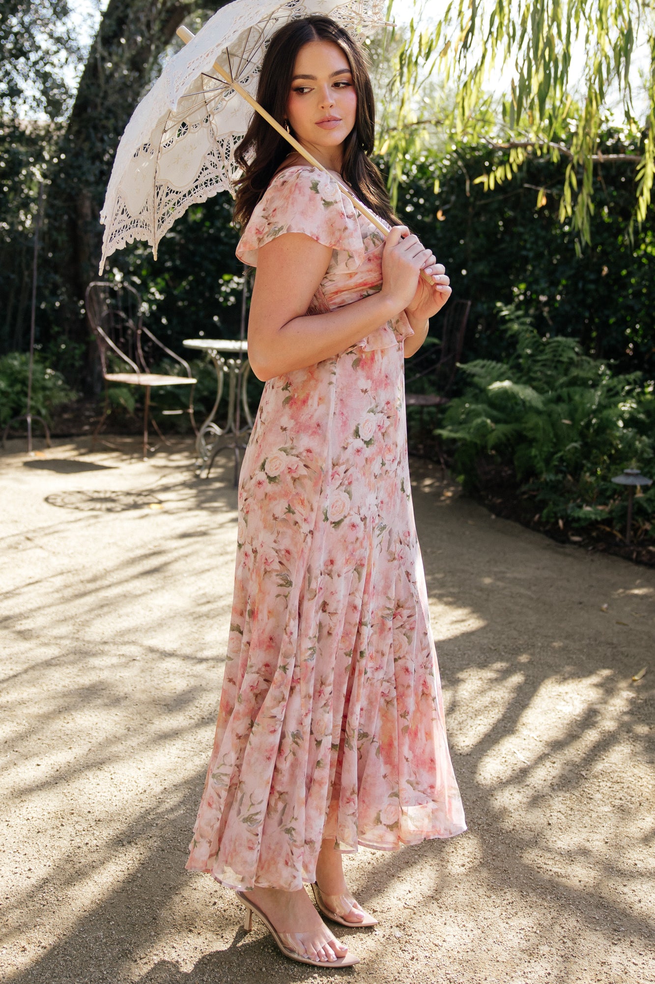 Teuila Midi Dress | Blush Floral - Image 3