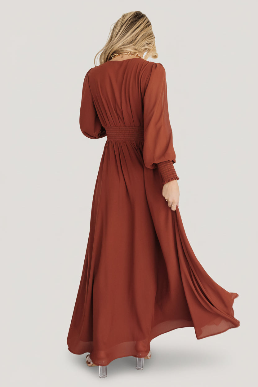 Olivia Maxi Dress | Cinnamon - Image 5