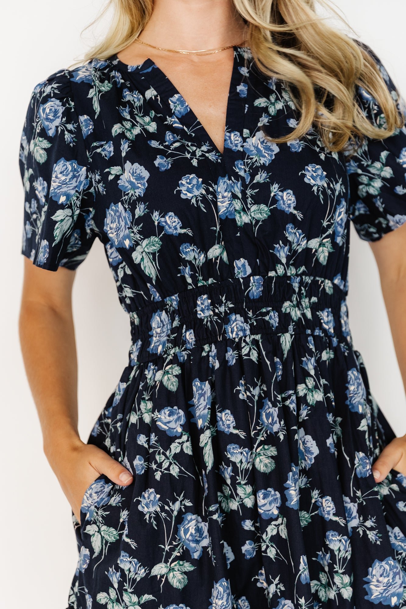 Kristin Maxi Dress | Navy Floral - Image 2