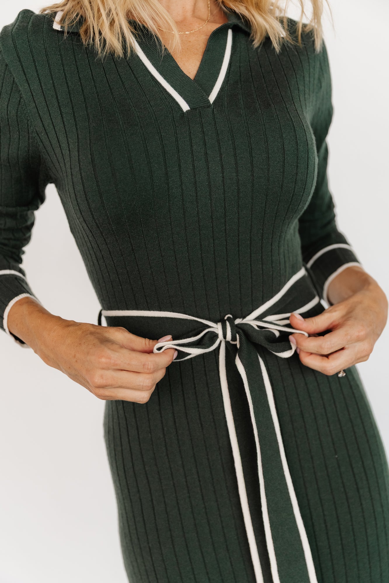 Lark Sweater Dress | Green - Image 2