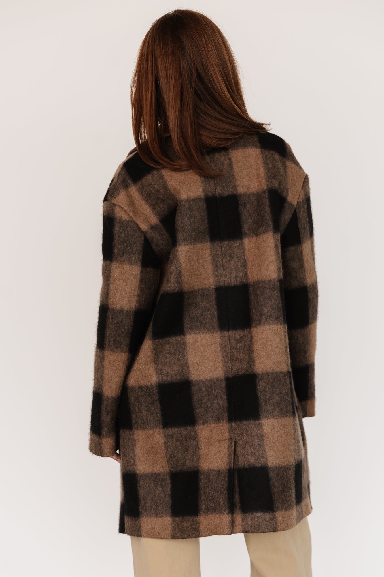 Kirsti Coat | Black + Camel - Image 4