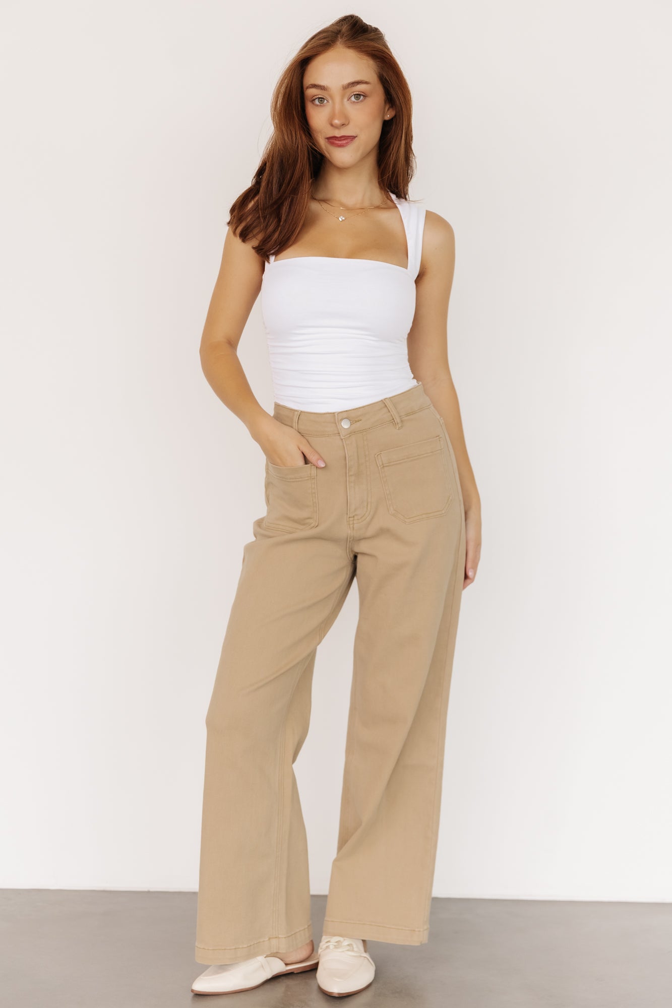 Emery Denim Pants | Natural - Image 3