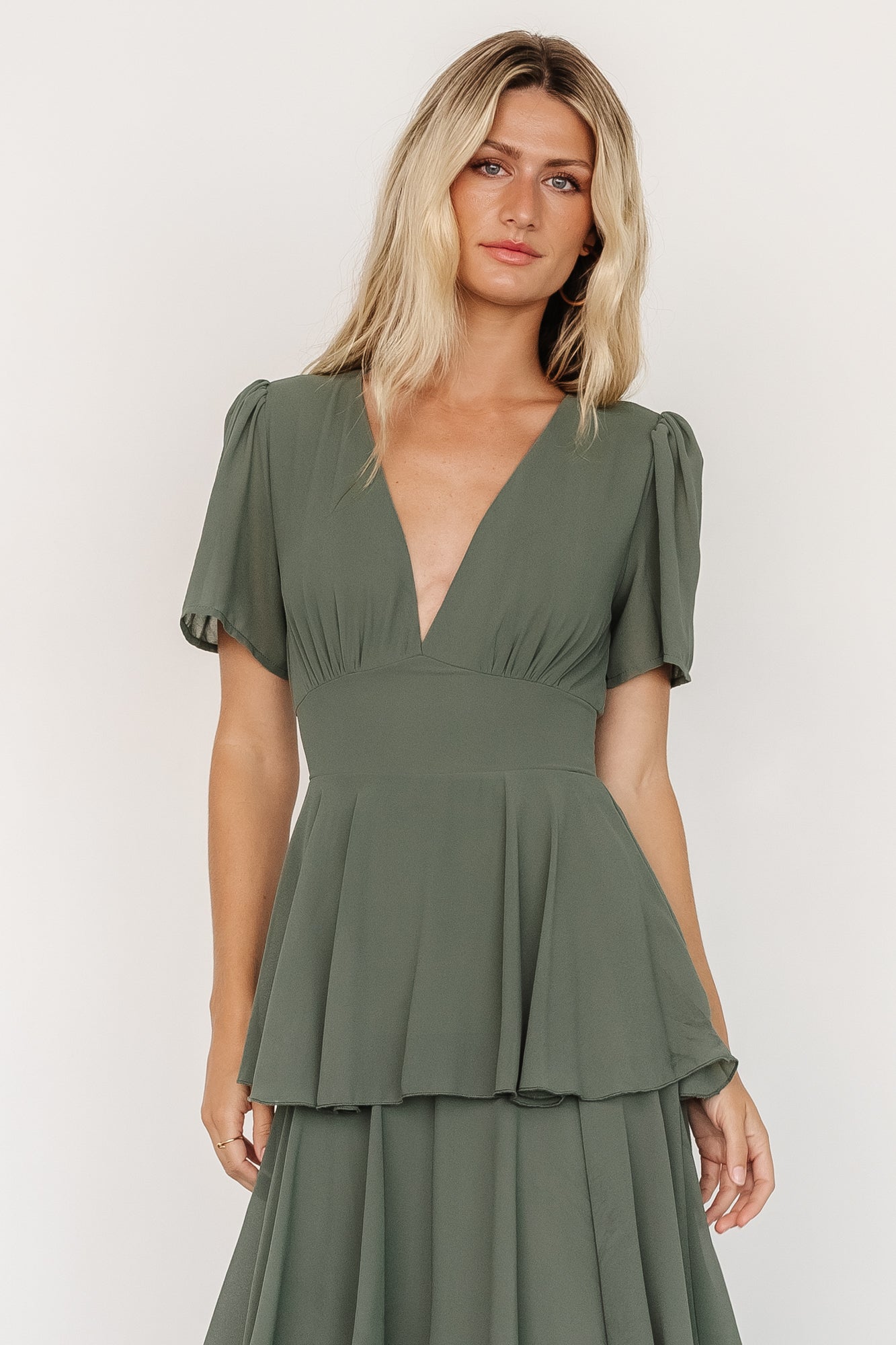 Fabric Swatch - Montaigne Chiffon | Dark Sage - Image 2