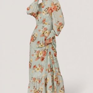 Luciana Maxi Dress | Sage Multi