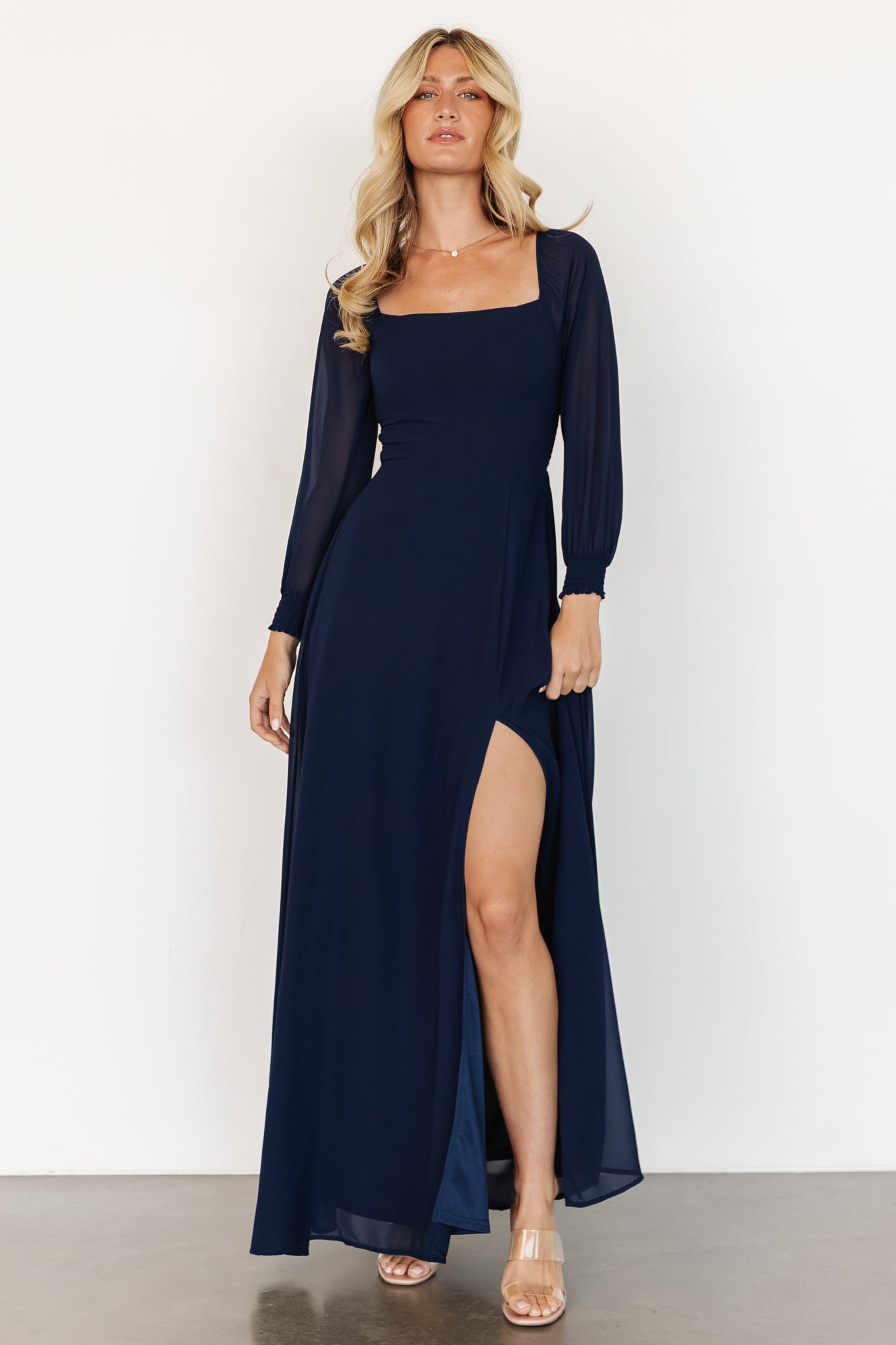 Giselle Maxi Dress | Navy - Image 2
