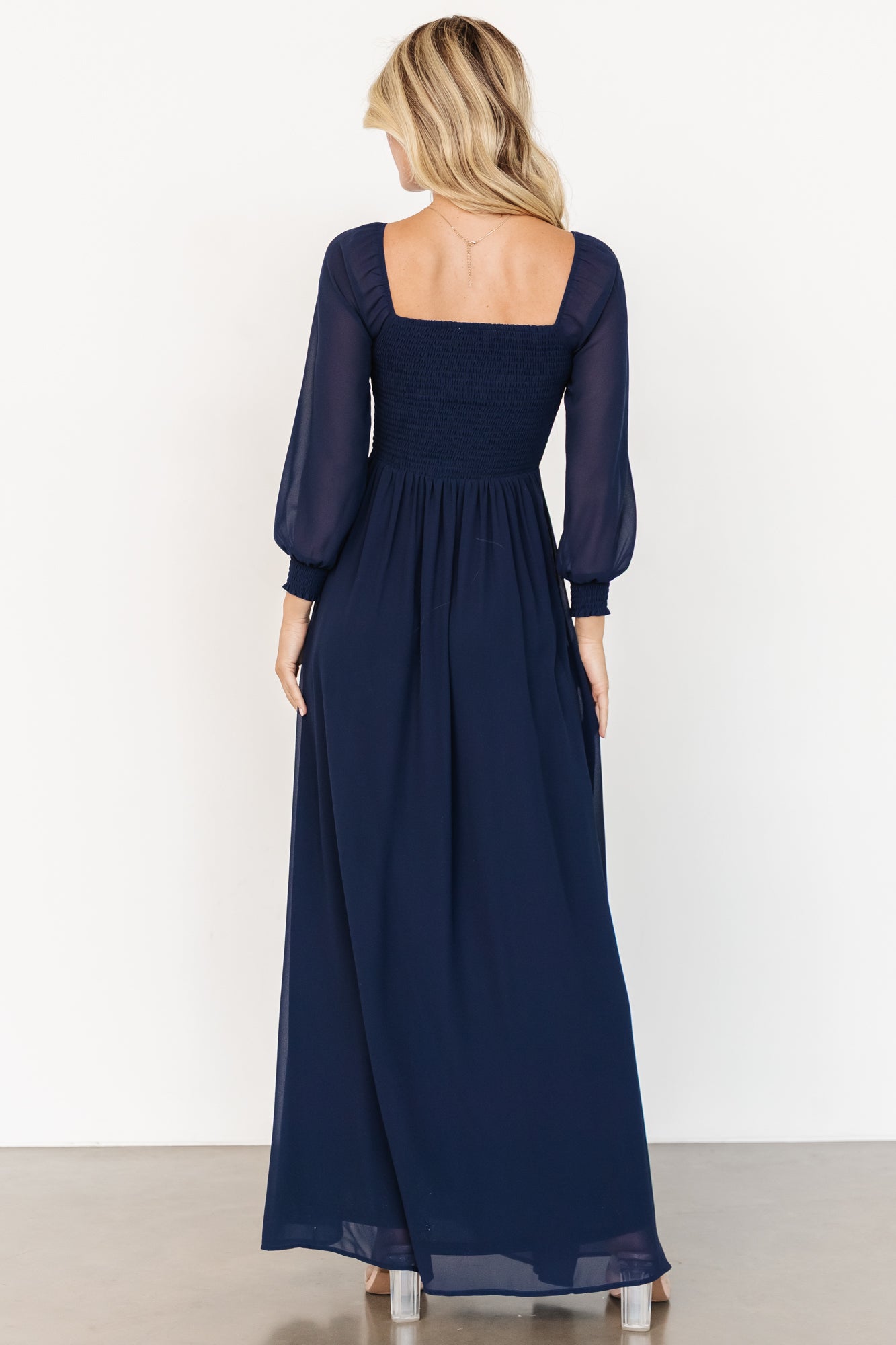 Giselle Maxi Dress | Navy - Image 4