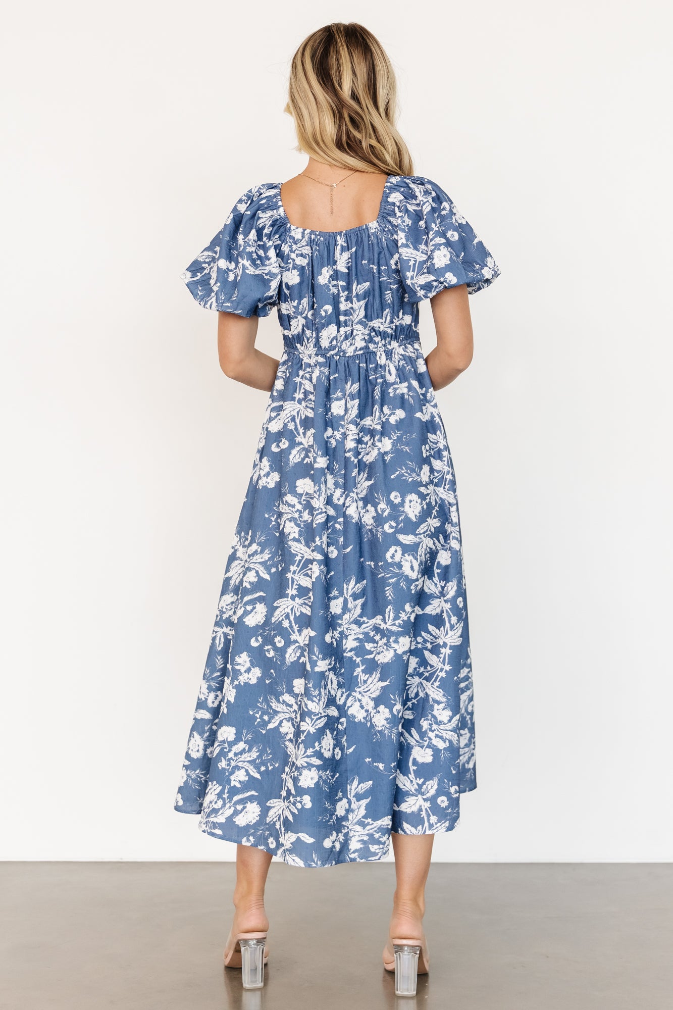 Graceland Maxi Dress | Slate + White Floral - Image 4
