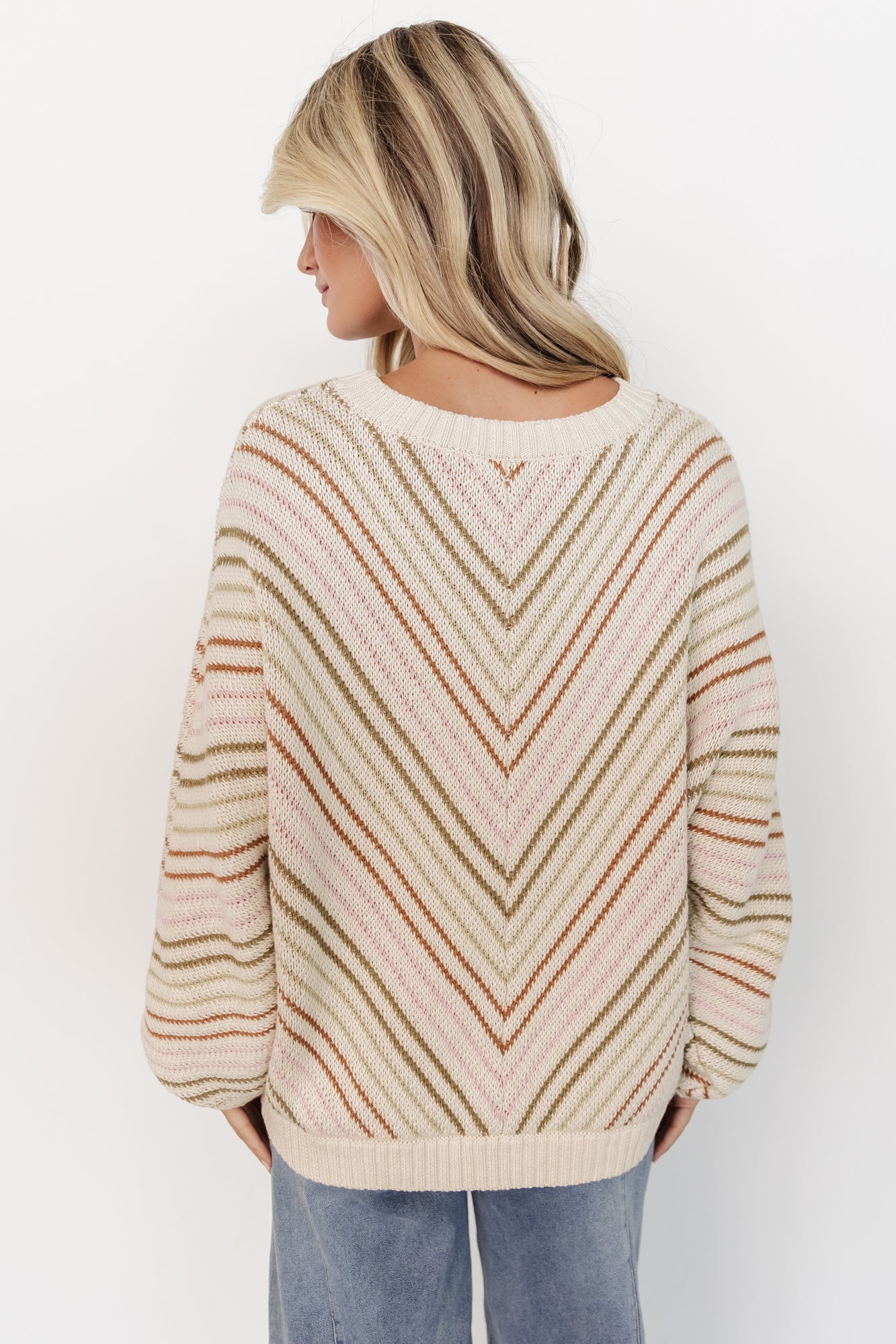 Tava Sweater | Ivory + Multi - Image 4