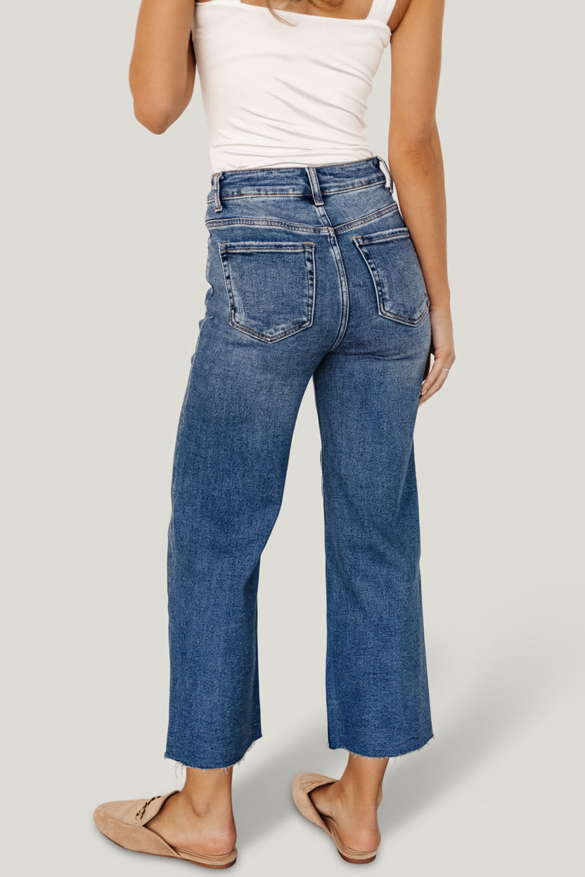 Kirby High Rise Wide Leg Jeans | Medium Wash - Image 4