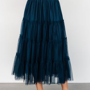 Galena Tulle Skirt | Deep Topaz