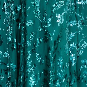 Fabric Swatch - Destiny Sequin | Emerald