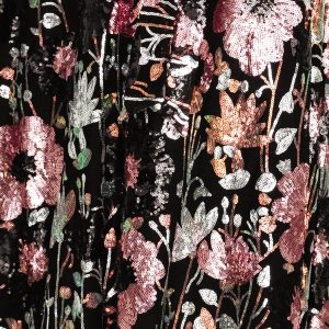Fabric Swatch - Destiny Sequin | Black Multi