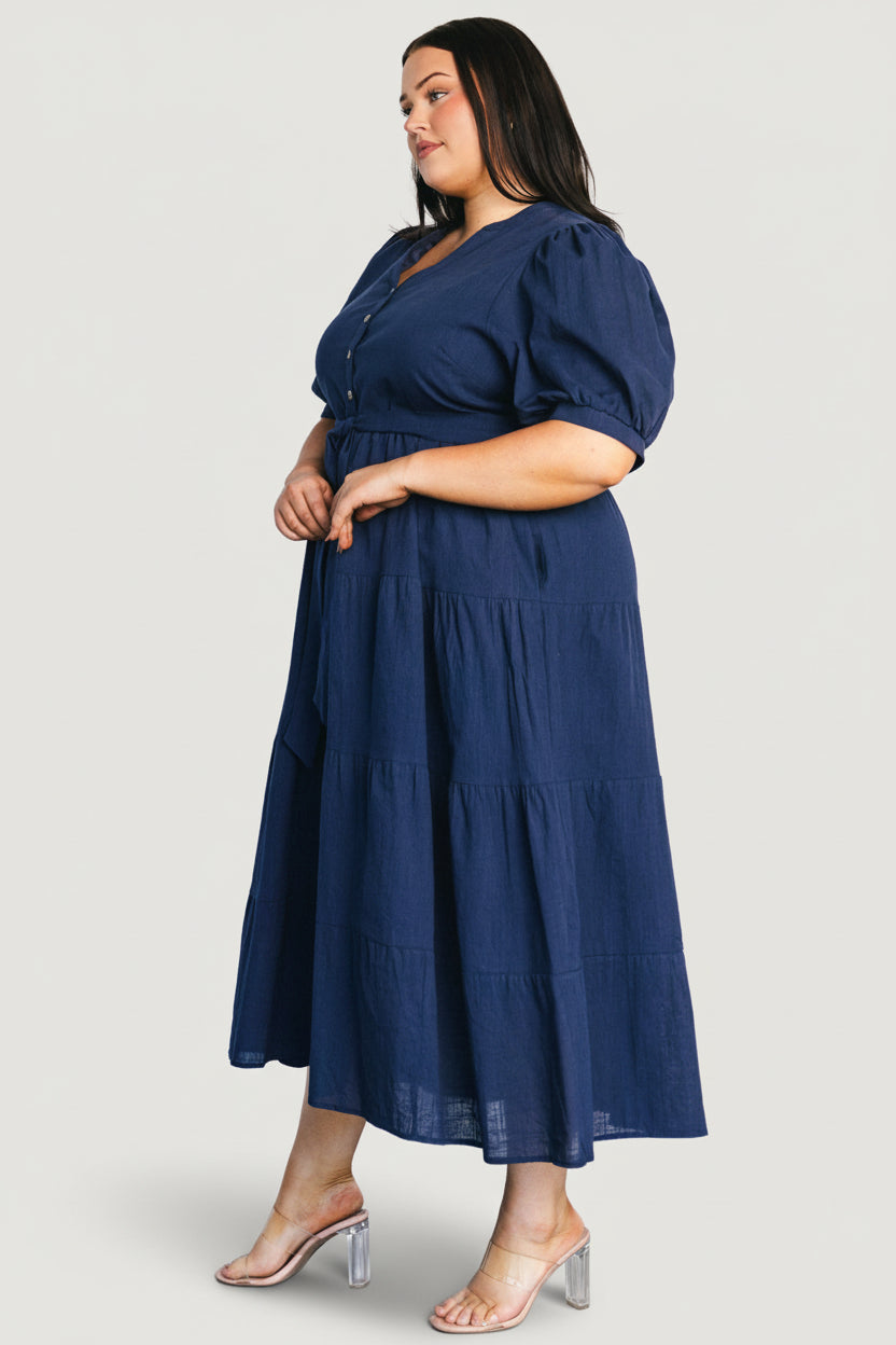 Camille Maxi Dress | Navy - Image 6