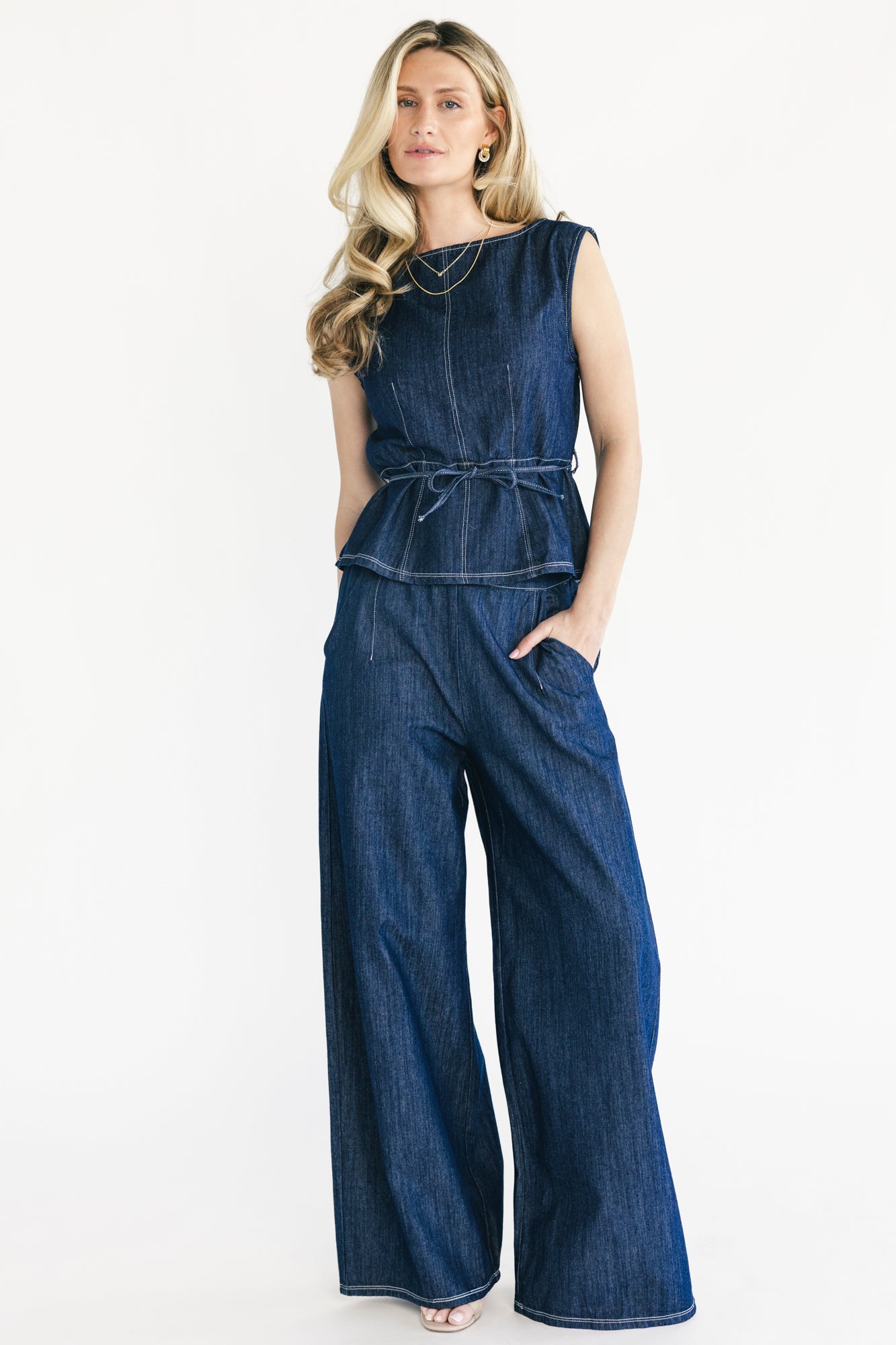 Xandria Pants | Dark Denim - Image 2