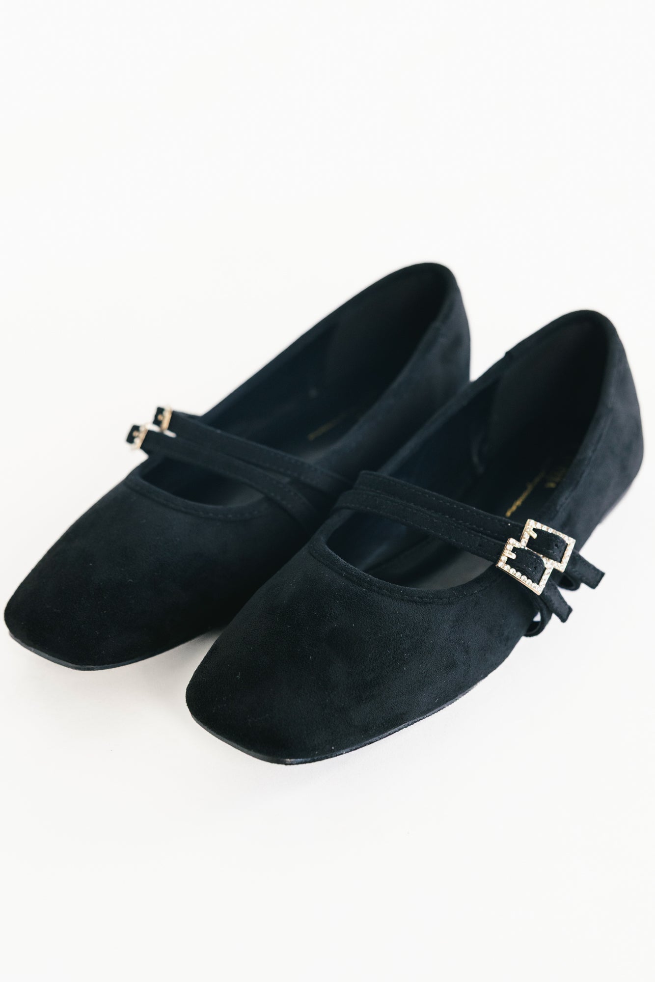 Azira Square Toe Flats | Black - Image 3