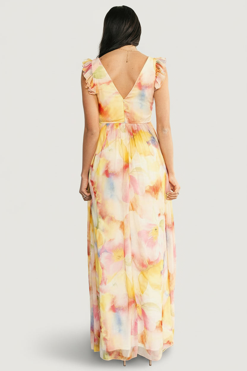 Esperanza Maxi Dress | Yellow Multi - Image 5