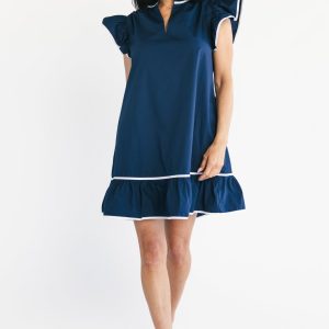 Butterfield Short Dress | Navy