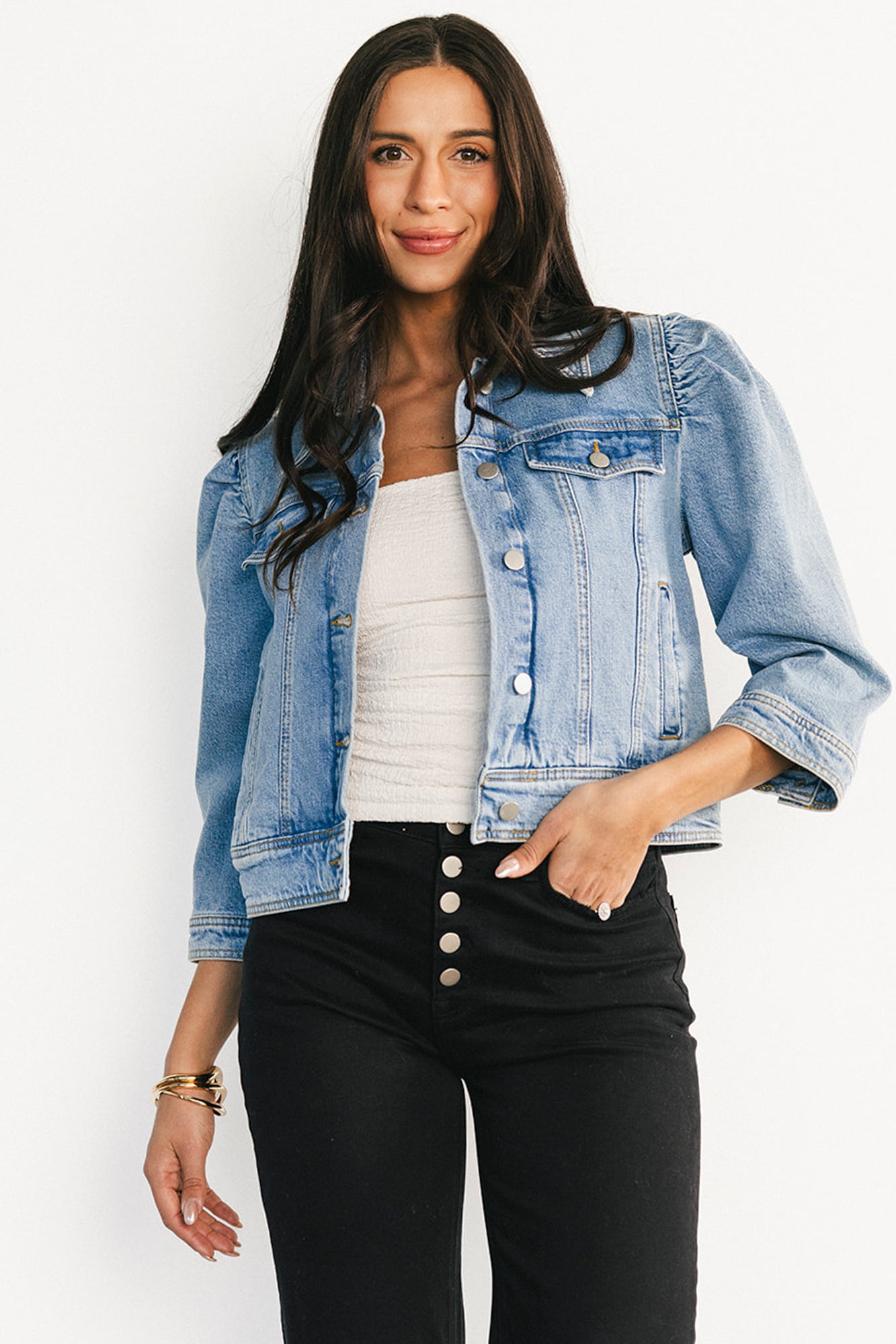 Inés Denim Jacket | Medium Wash - Image 6