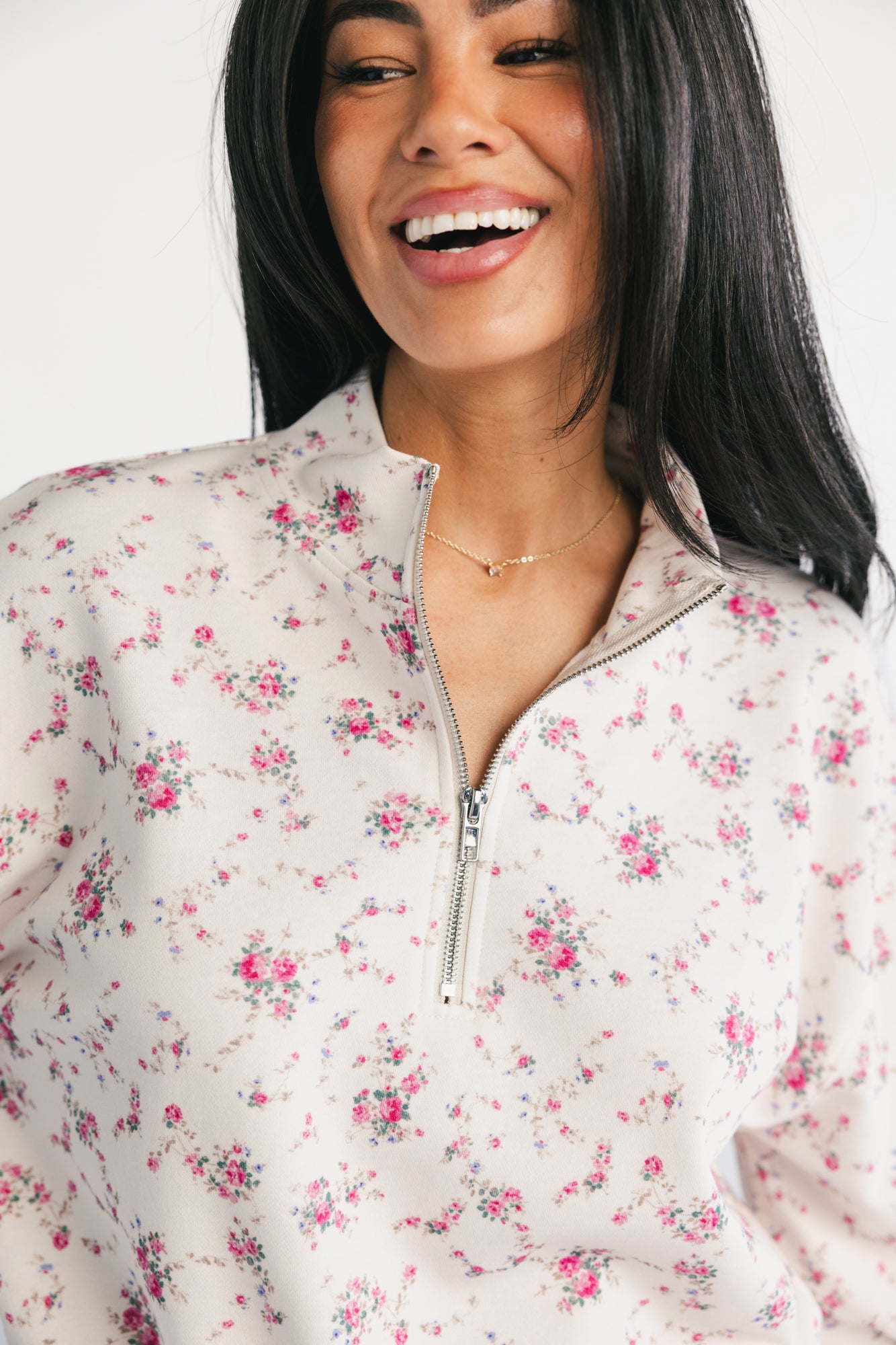 Allison Lounge Set | Ivory + Pink Floral - Image 6