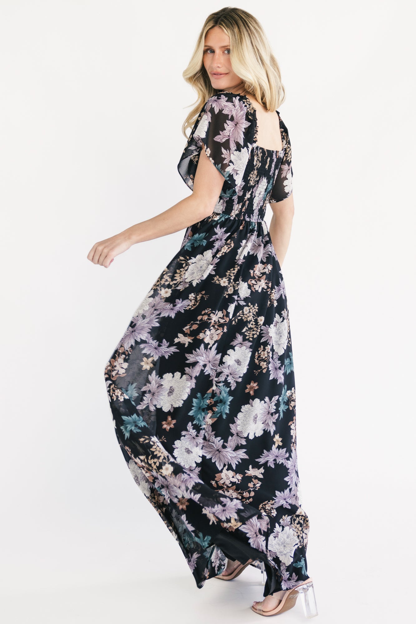 Divine Maxi Dress | Black Multi - Image 6