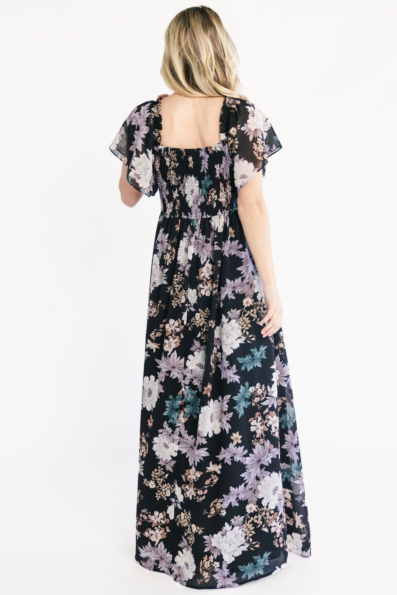 Divine Maxi Dress | Black Multi - Image 4
