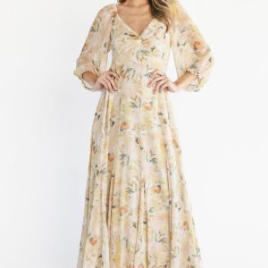 Aviana Maxi Dress | Golden Floral