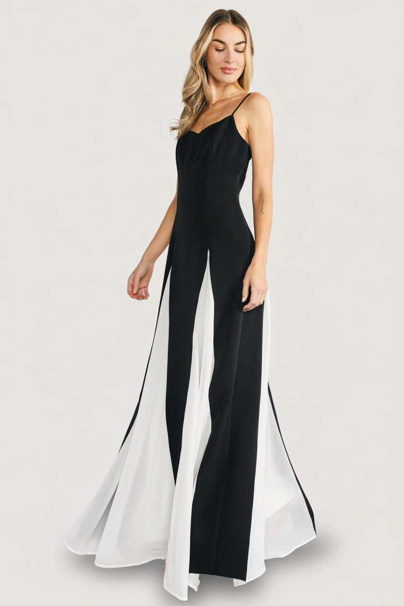 Adela Maxi Dress | Black + White - Image 7
