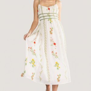 Cerise Midi Dress | Multi Floral
