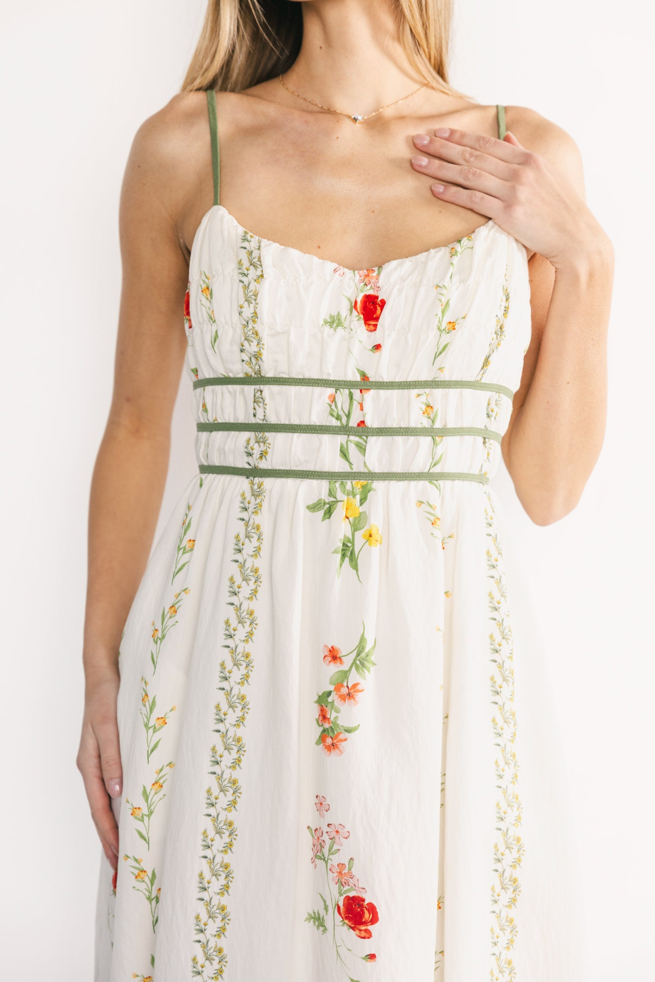 Cerise Midi Dress | Multi Floral - Image 4