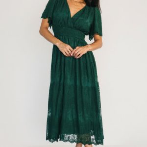 Milena Midi Dress | Green