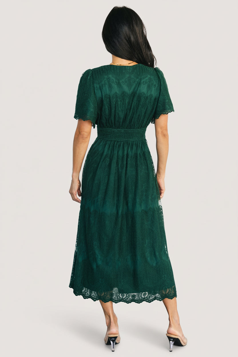 Milena Midi Dress | Green - Image 5