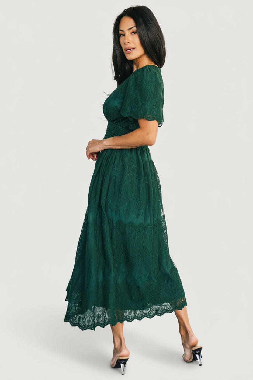 Milena Midi Dress | Green - Image 6