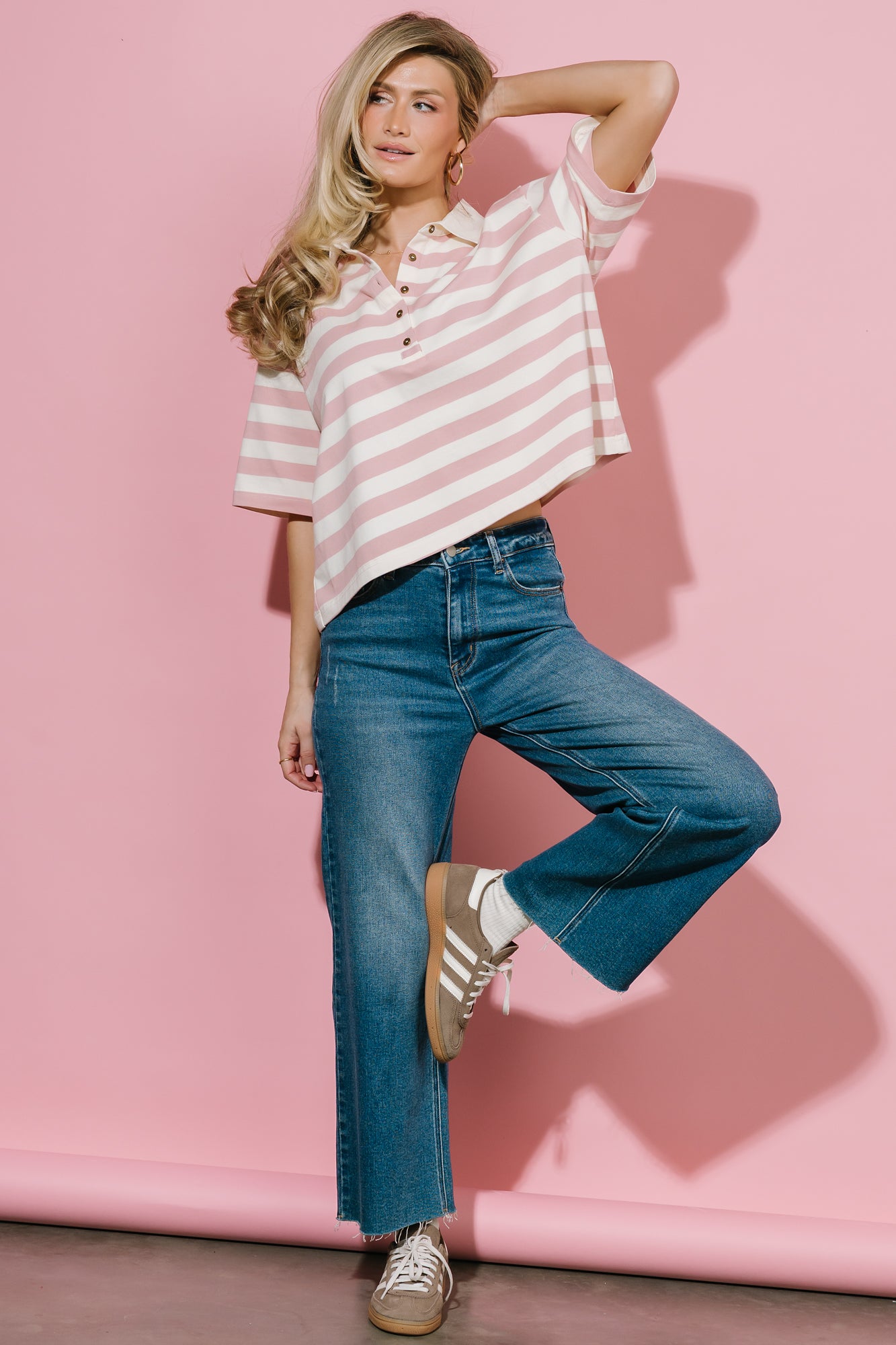 Kirby High Rise Wide Leg Jeans | Medium Wash - Image 2