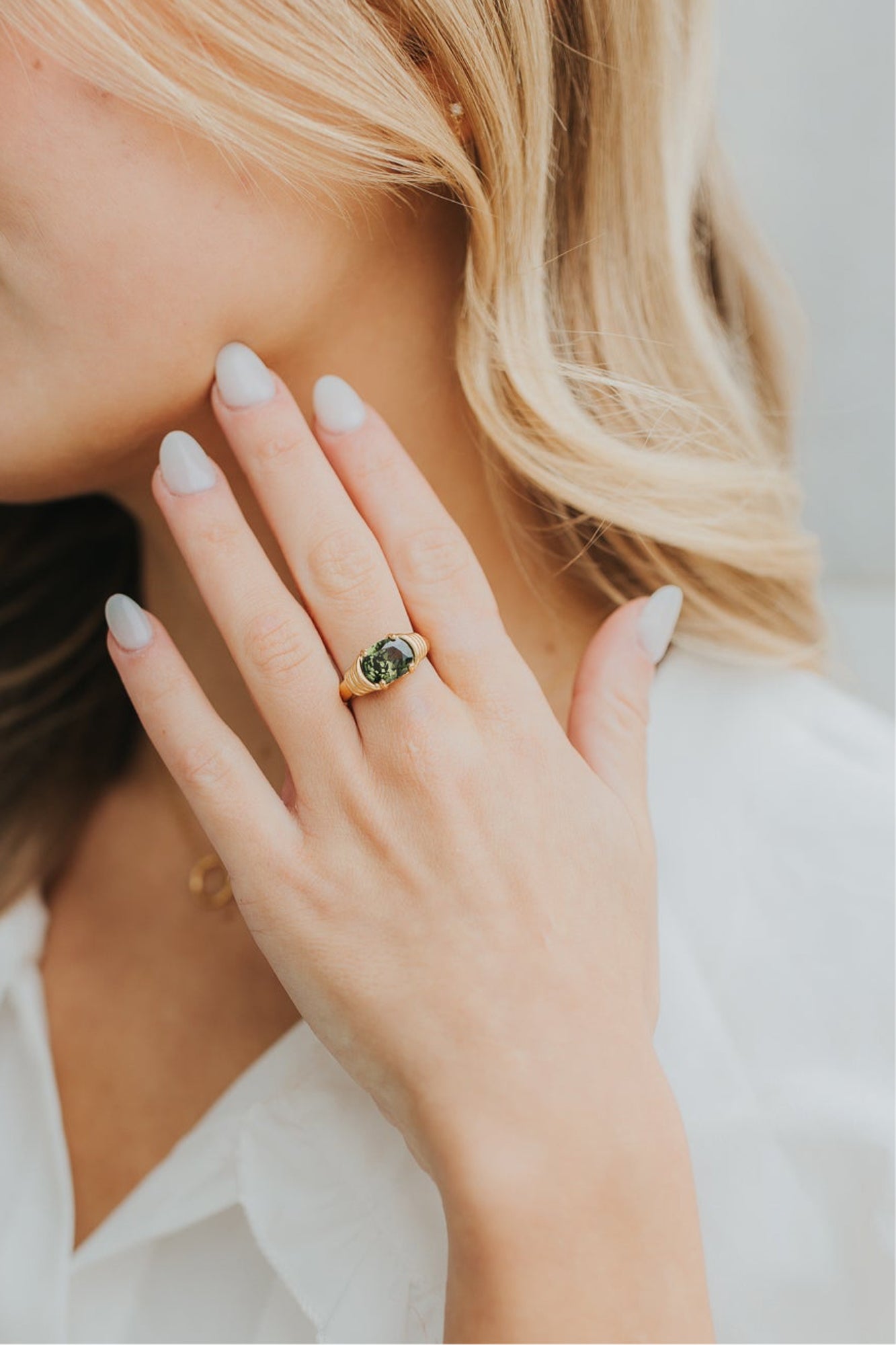 The Maddie Ring in Emerald - Image 6
