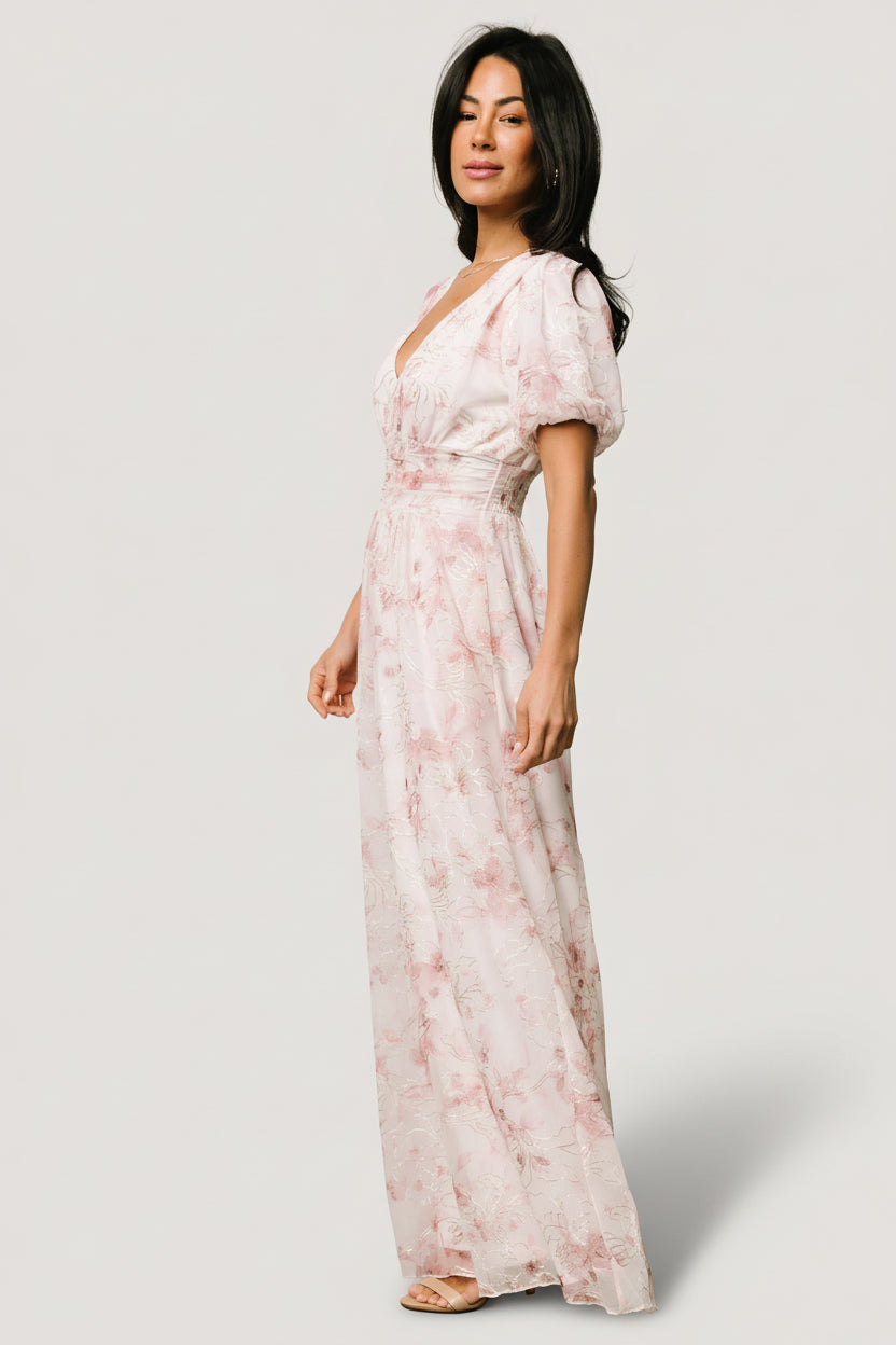Ardley Maxi Dress | Mauve Floral - Image 4