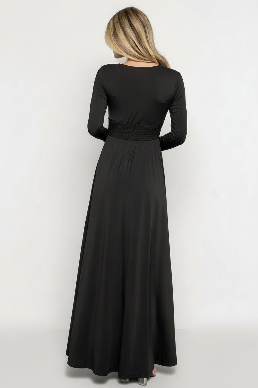 Arianna Maxi Dress | Black - Image 4