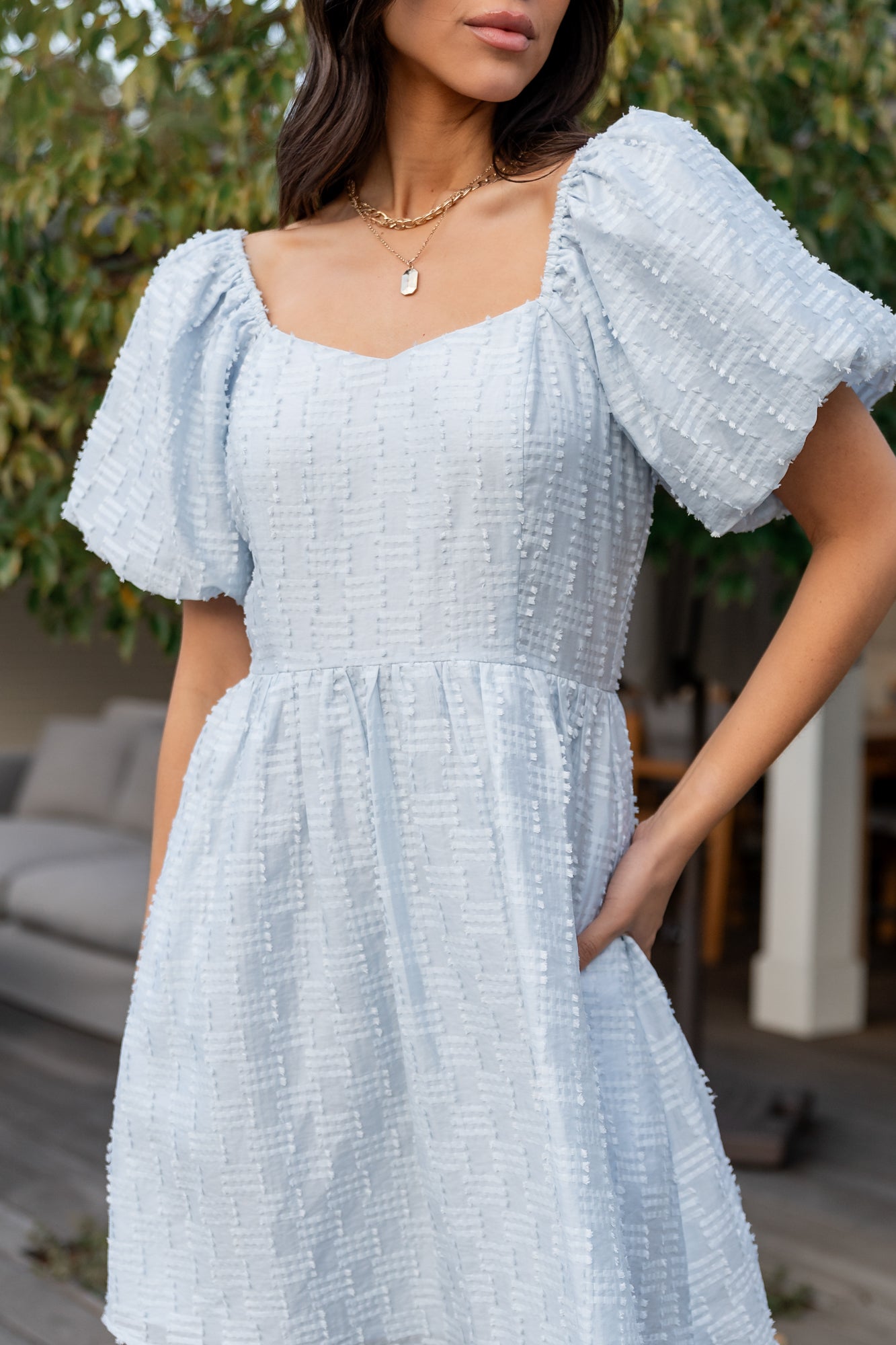 Sommer Short Dress | Light Blue - Image 5