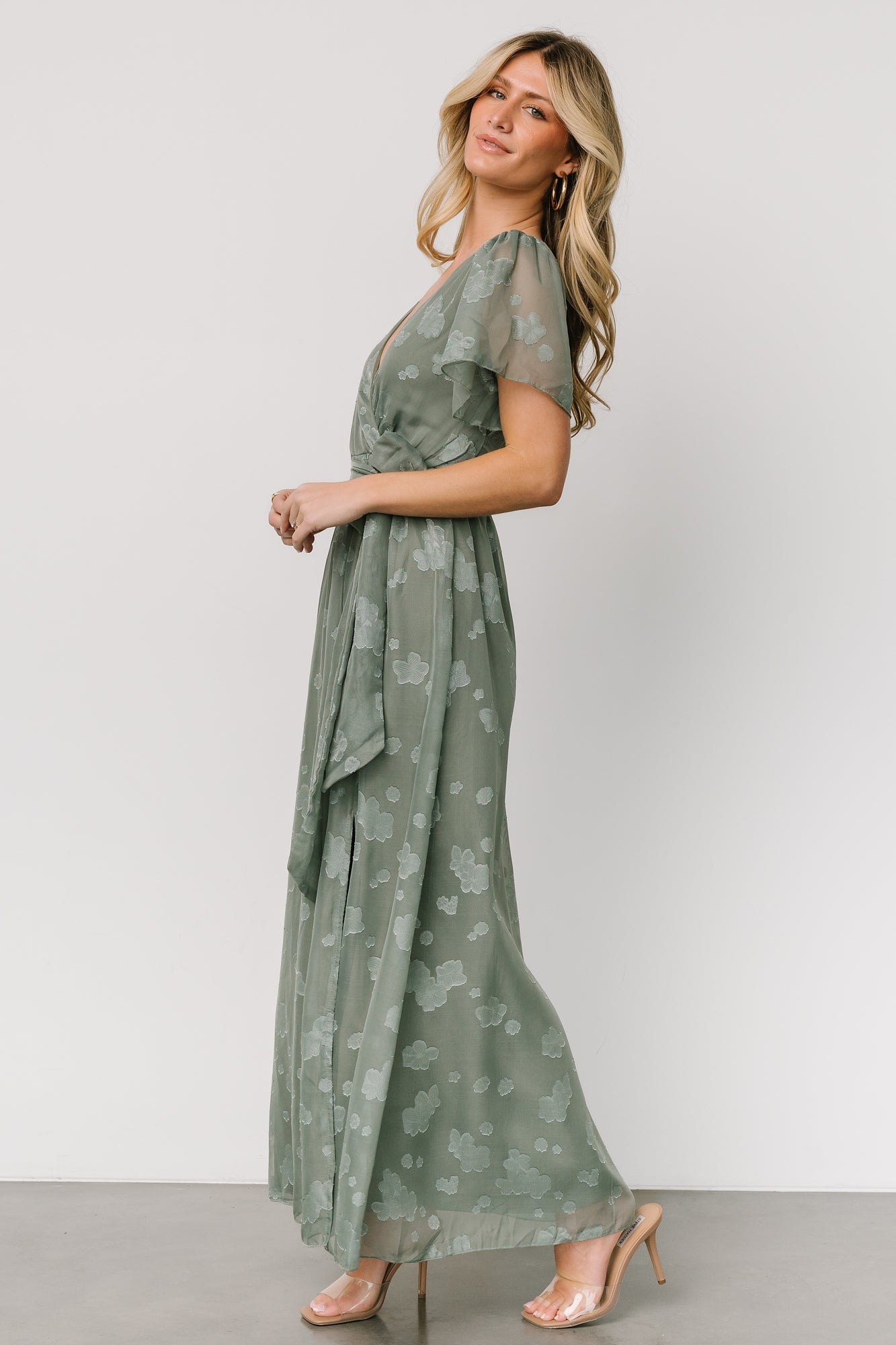 Faye Maxi Dress | Eucalyptus - Image 5