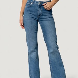 Michel High Rise Bootcut Jeans | Mid Wash