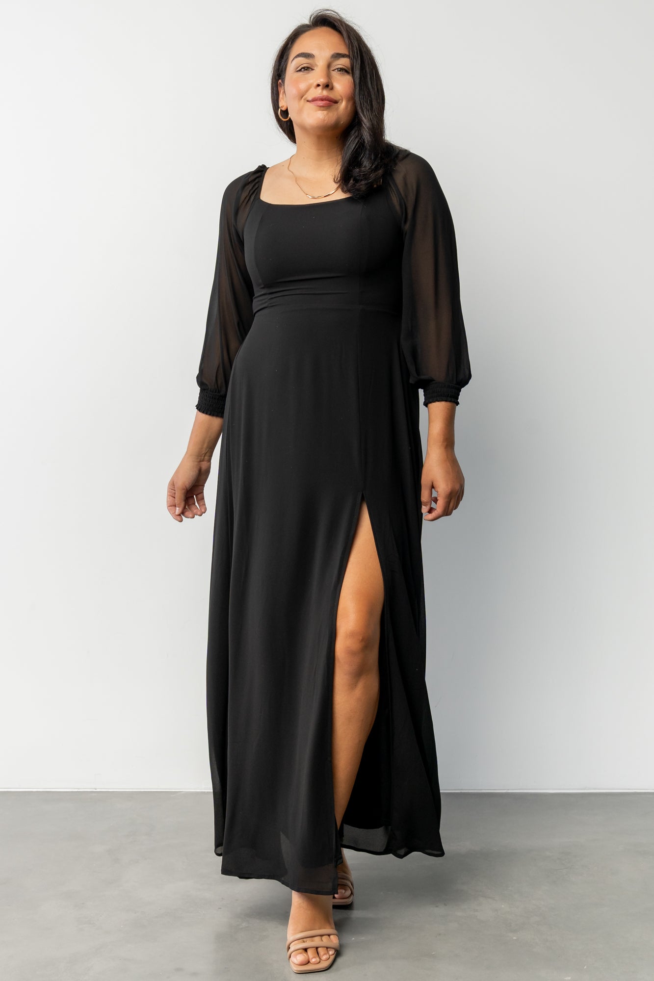 Giselle Maxi Dress | Black - Image 2