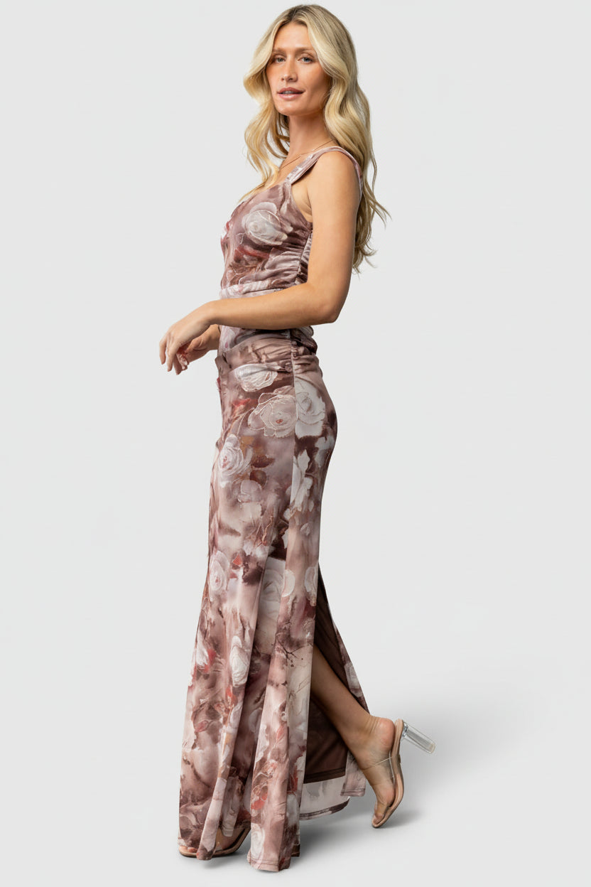 Amelia Tank Maxi Dress | Dusty Clove Multi - Image 3