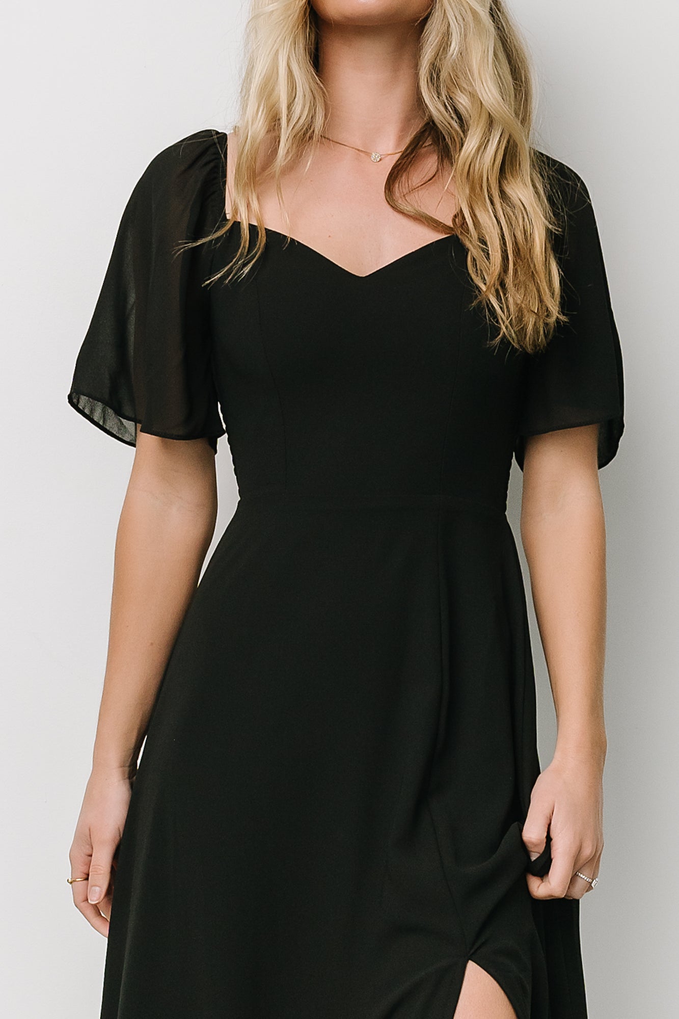 Sierra Sweetheart Maxi Dress | Black - Image 3