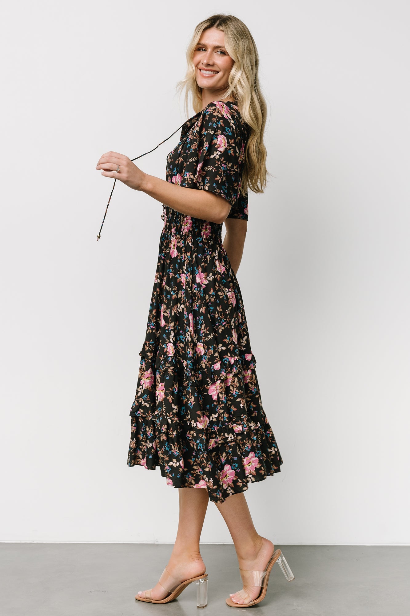 Spell Boho Midi Dress | Midnight Garden - Image 6