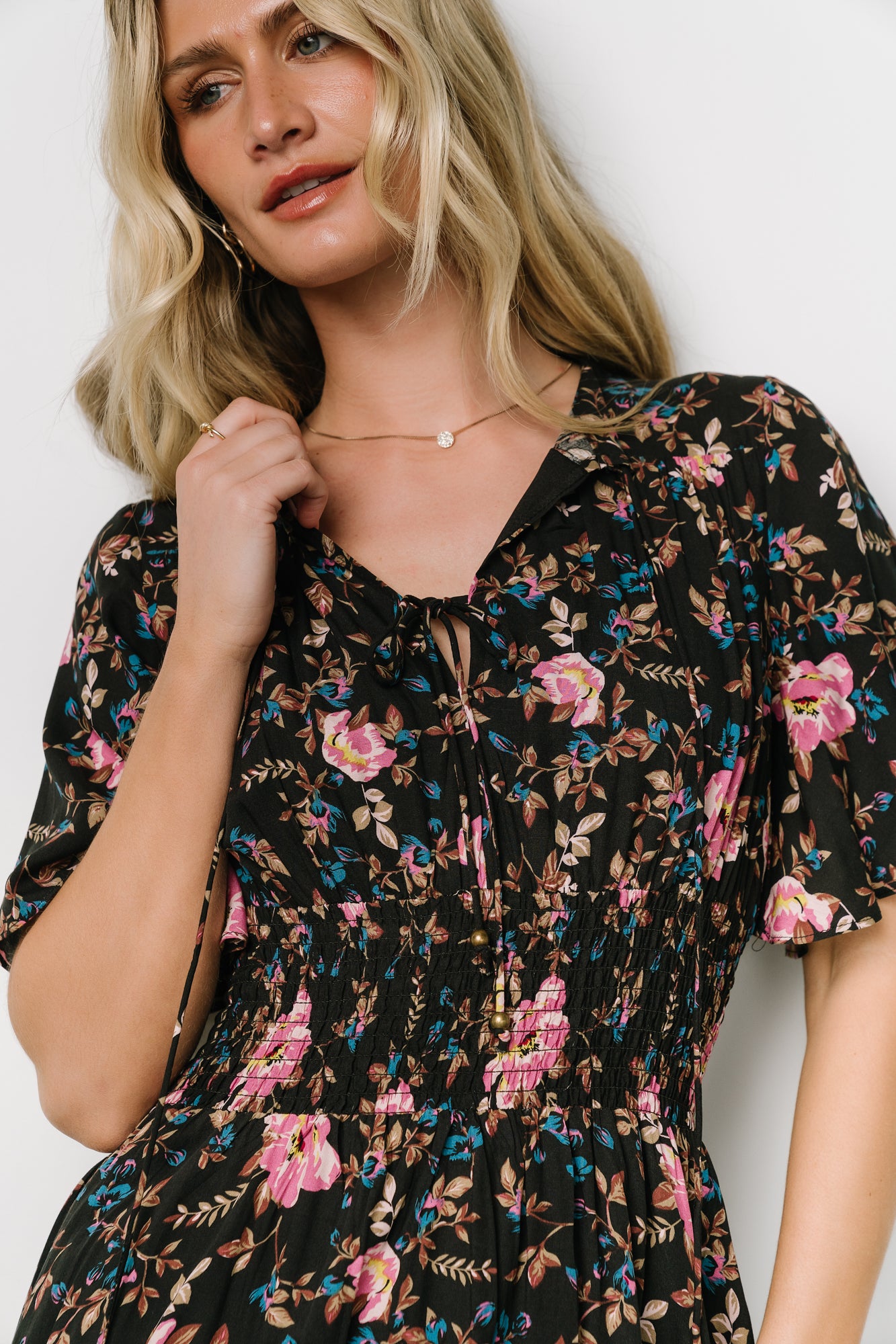 Spell Boho Midi Dress | Midnight Garden - Image 2