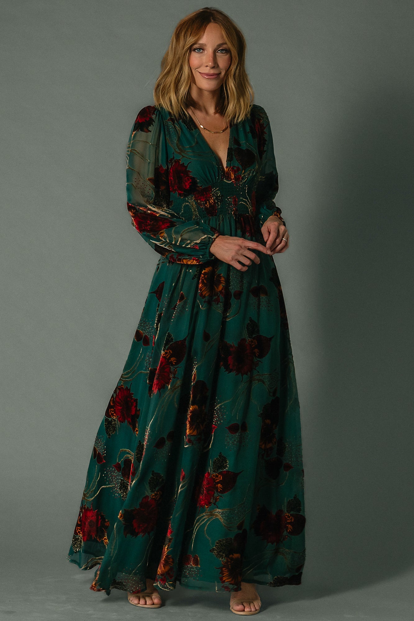 Mikla Maxi Dress | Jade Multi - Image 2