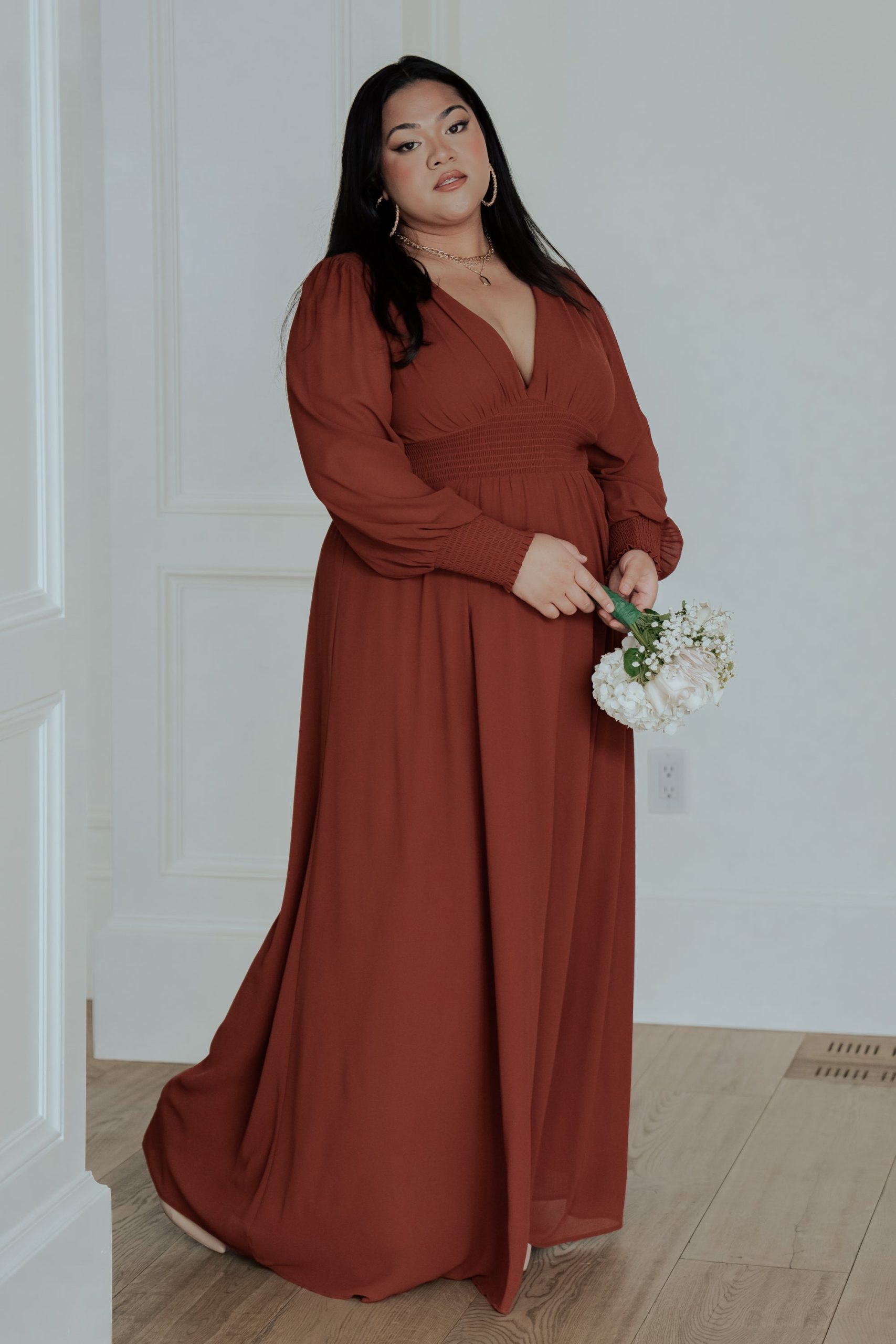 Olivia Maxi Dress | Cinnamon - Image 8