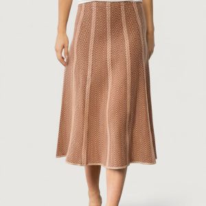 Astrid Midi Skirt | Rust Print