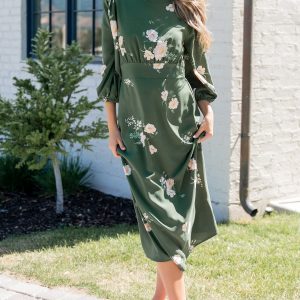 Karalie Maxi Dress | Green Floral