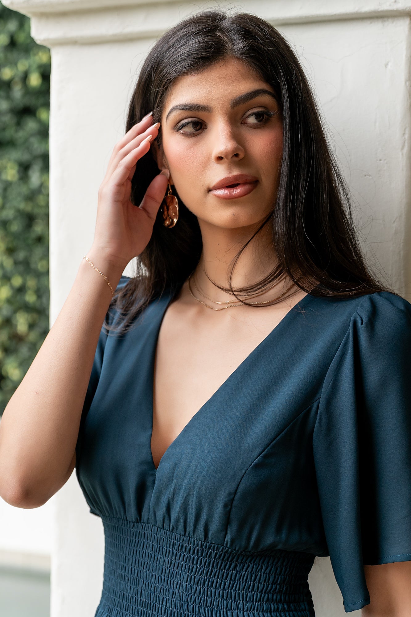 Verona Smocked Maxi Dress | Topaz - Image 5