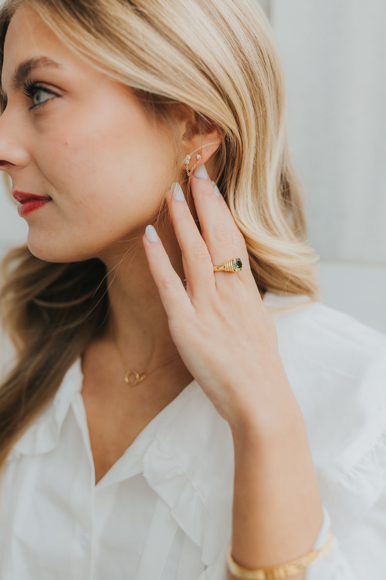 The Maddie Ring in Emerald - Image 3